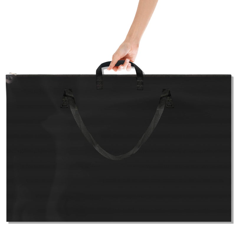 Vantasii Black Art Portfolio Case 24â€ X 36â€ with Shoulder Strap - Image 4